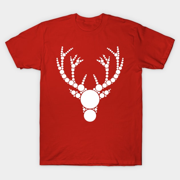 Christmas  Deer T-Shirt by DeraTobi